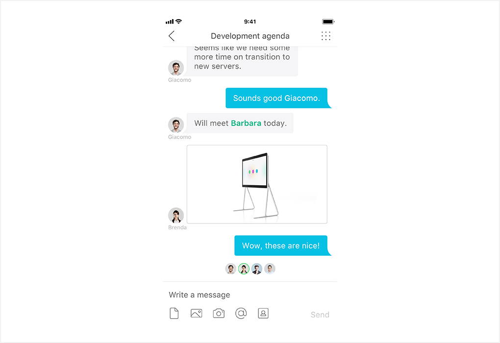 コミュニケーションを活性化するビジネス メッセージング